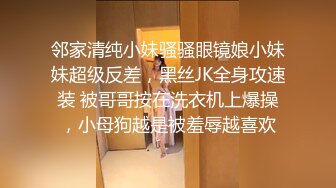 邻家清纯小妹骚骚眼镜娘小妹妹超级反差，黑丝JK全身攻速装 被哥哥按在洗衣机上爆操，小母狗越是被羞辱越喜欢