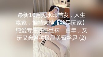 最新10月无水印首发，人生赢家，推特大神【丝足玩家】纯爱专注性感丝袜一百年，又玩又肏各种极品美臀丝足 (2)