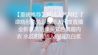 【重磅推荐】极品人气网红『谭晓彤兔兔』最新大尺度直播 全新高清摄像头紫色情趣内衣 水晶阳具插入骚逼流白浆