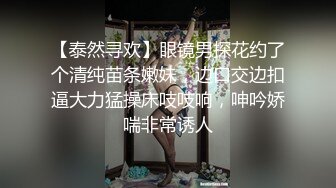 【泰然寻欢】眼镜男探花约了个清纯苗条嫩妹，边口交边扣逼大力猛操床吱吱响，呻吟娇喘非常诱人