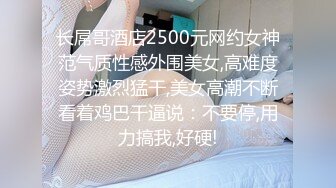 长屌哥酒店2500元网约女神范气质性感外围美女,高难度姿势激烈猛干,美女高潮不断看着鸡巴干逼说：不要停,用力搞我,好硬!