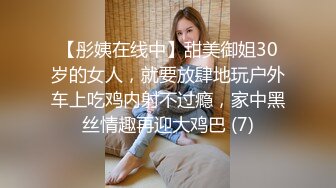 【彤姨在线中】甜美御姐30岁的女人，就要放肆地玩户外车上吃鸡内射不过瘾，家中黑丝情趣再迎大鸡巴 (7)