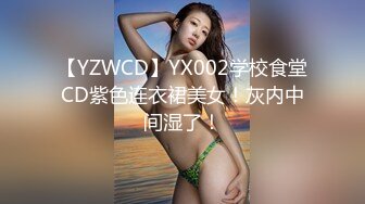 【YZWCD】YX002学校食堂CD紫色连衣裙美女！灰内中间湿了！